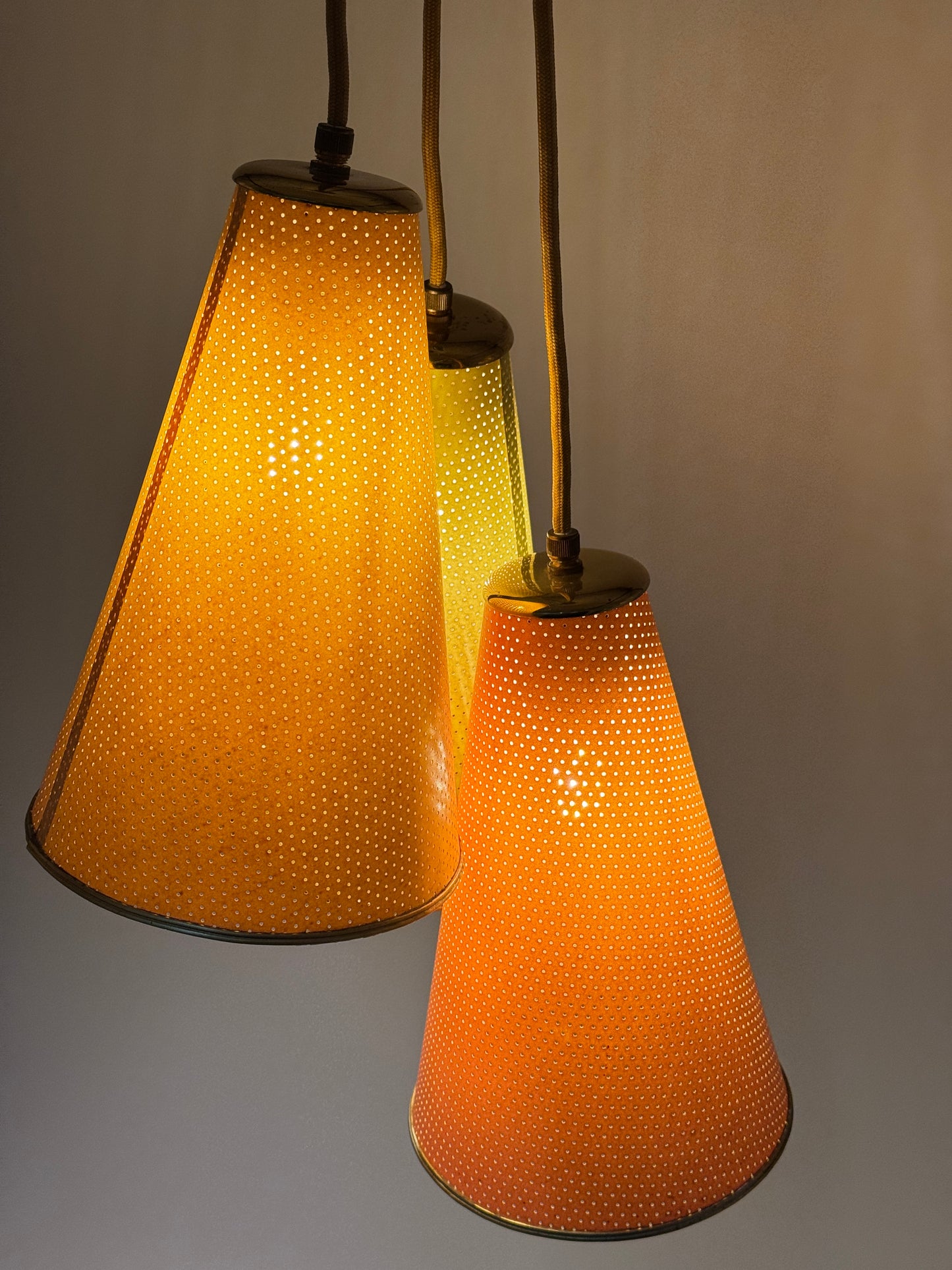 Hängelampe, dänisches Design, 60er Jahre