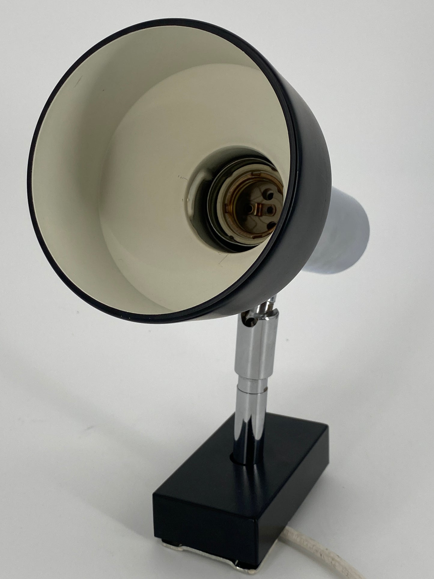 Wandlampe verchrohmt im Space Age / Minimal Design, Deutschland 1970er