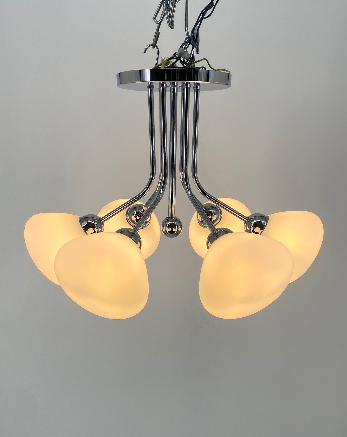 Deckenlampe / Kronleuchter von Hillebrand Leuchten, Deutschland 60/70er