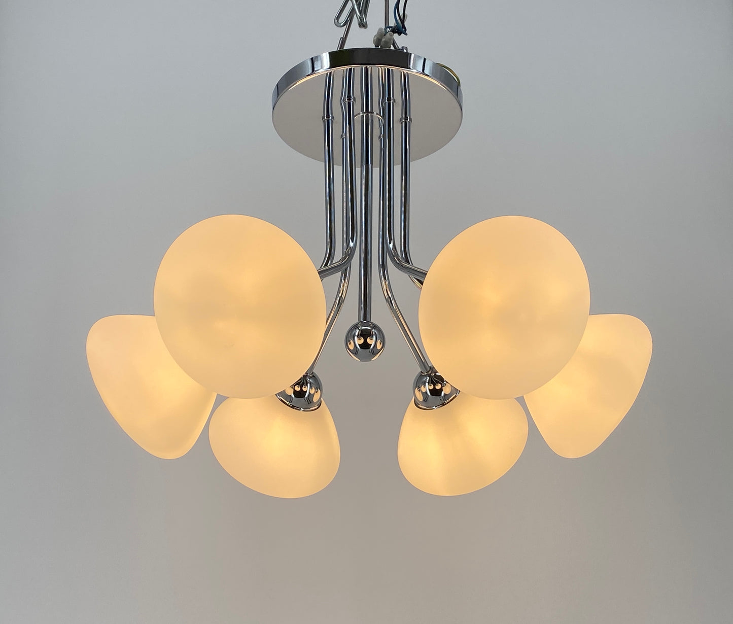Deckenlampe / Kronleuchter von Hillebrand Leuchten, Deutschland 60/70er