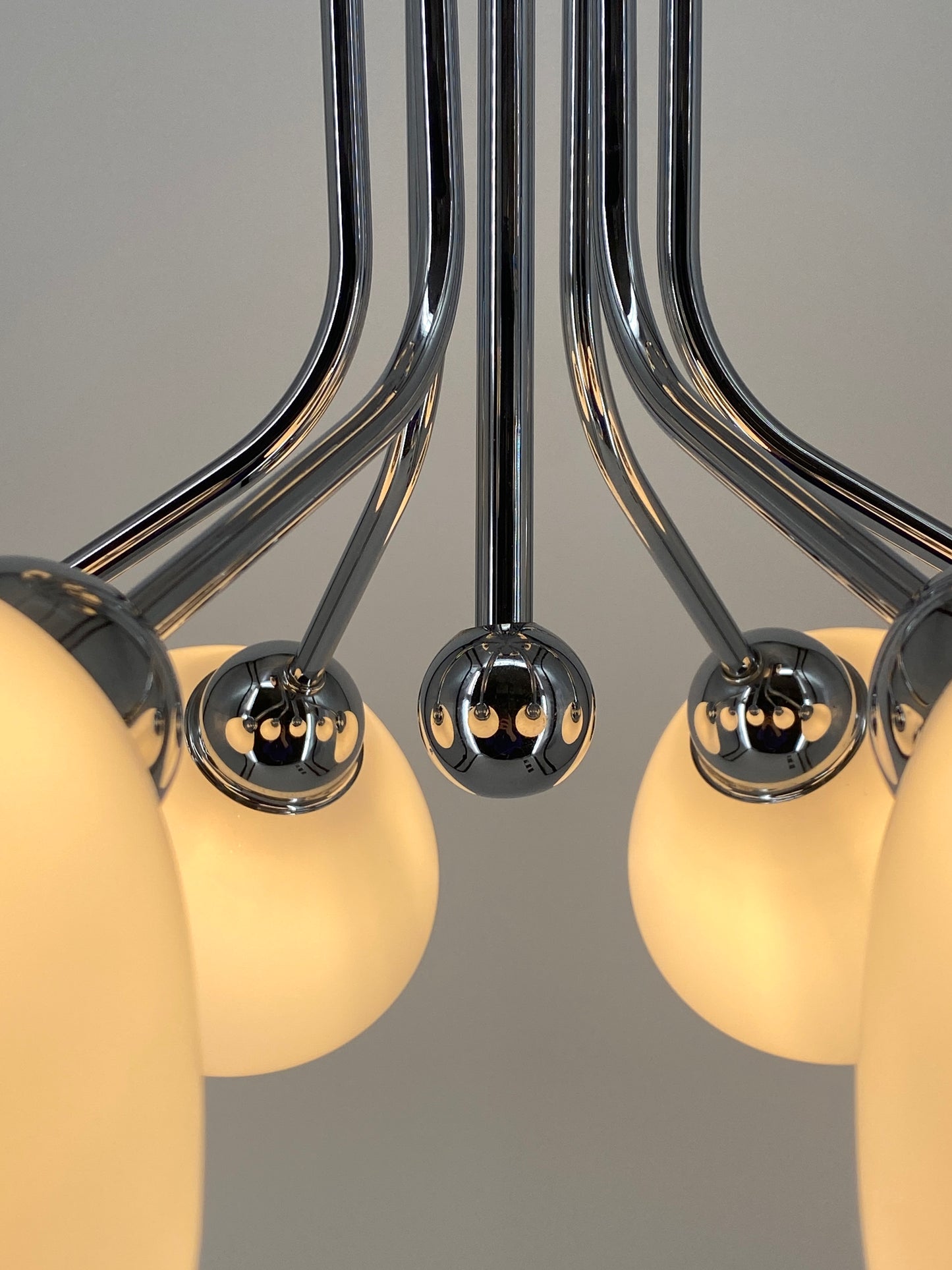 Deckenlampe / Kronleuchter von Hillebrand Leuchten, Deutschland 60/70er