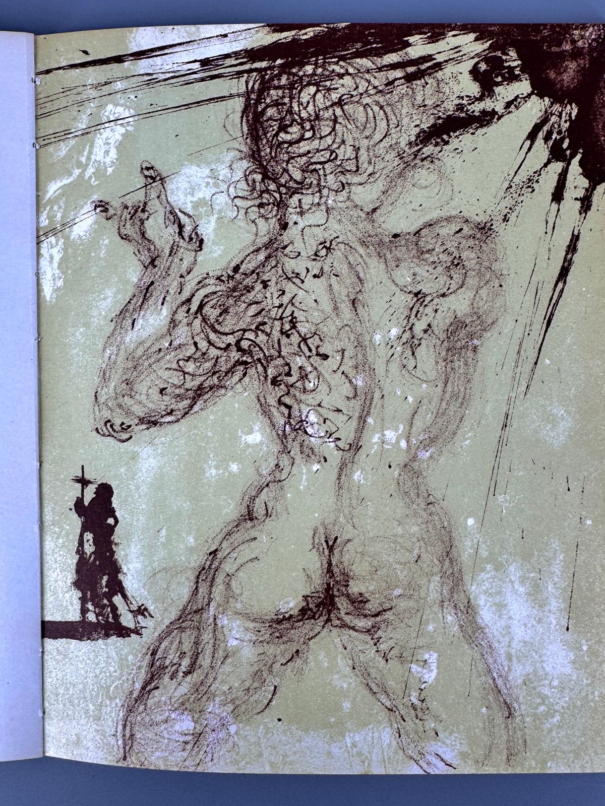Salvador Dali, Signiert - Manifeste en Hommage a Meissonier. Mit 4 Original-Litografien