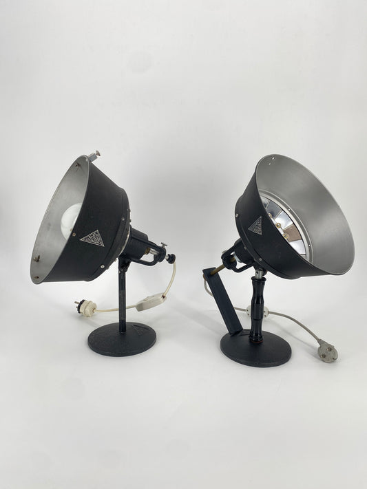 Tischlampe / Scheinwerfer von K. Weinert, Berlin, 1930er Jahre