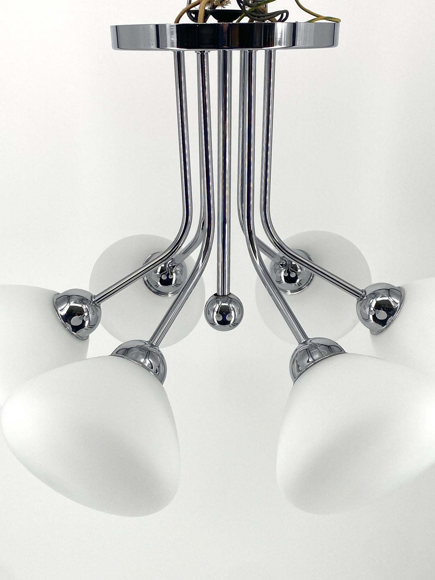 Deckenlampe / Kronleuchter von Hillebrand Leuchten, Deutschland 60/70er
