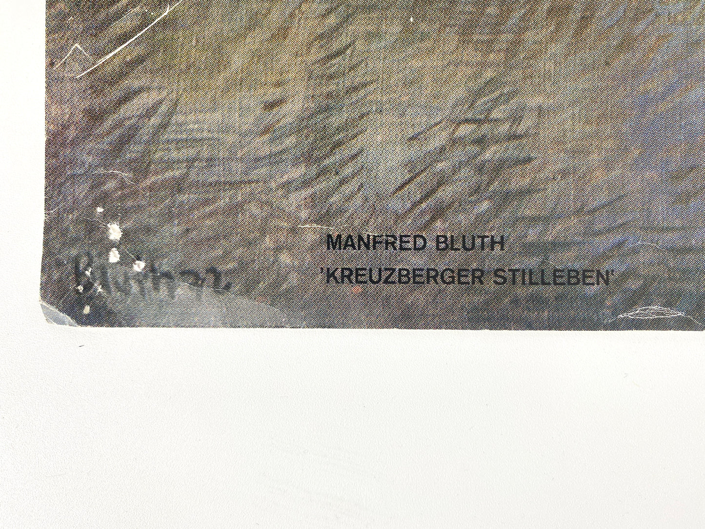 Manfred Bluth - Kreuzberger Stilleben. Kunstdruck der Edition Ladengalerie, Berlin.