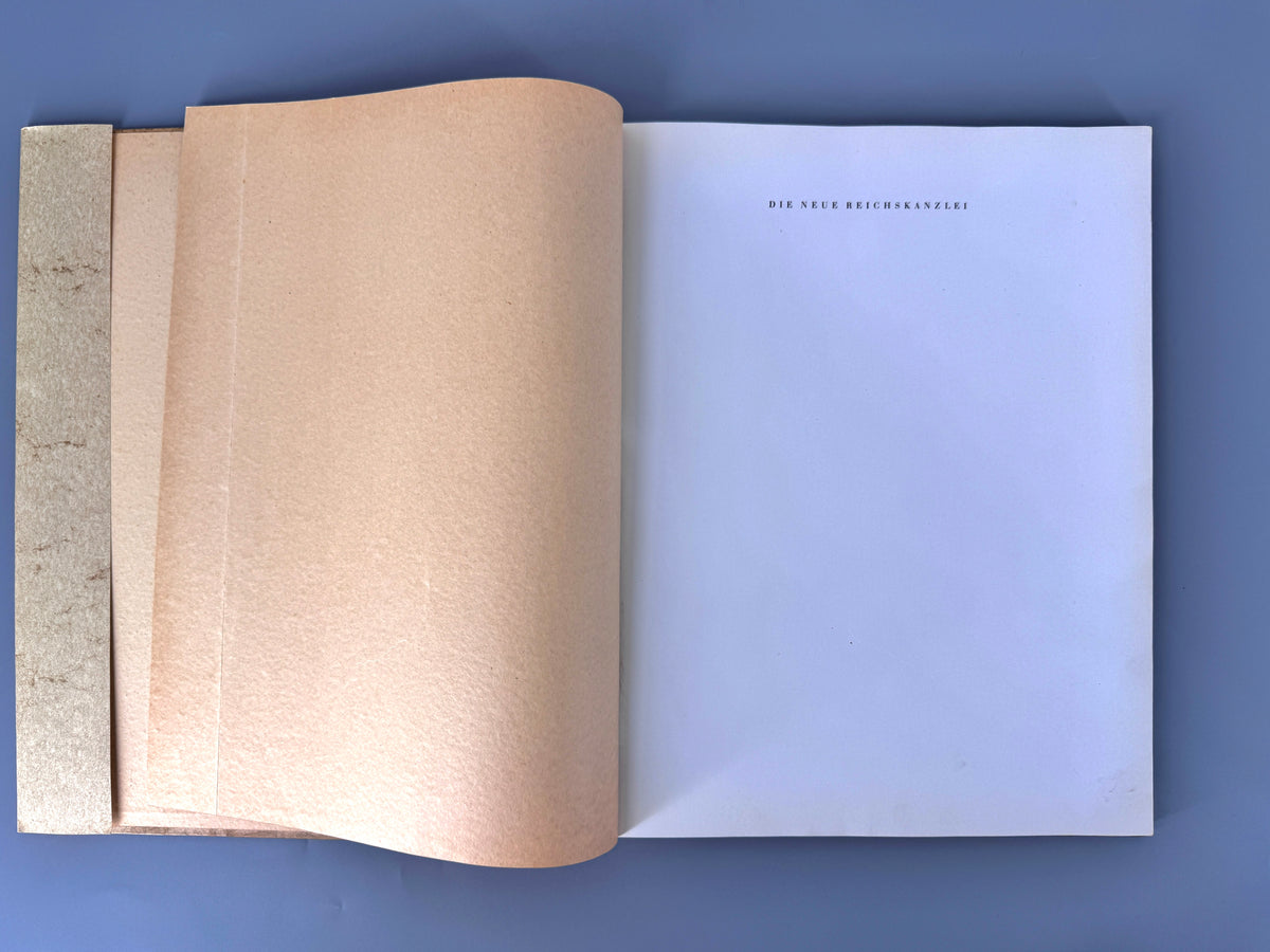 Buch Die neue Reichskanzlei. Architekt Albert Speer