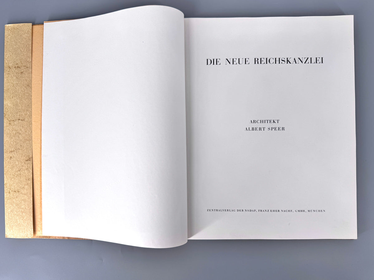 Buch Die neue Reichskanzlei. Architekt Albert Speer