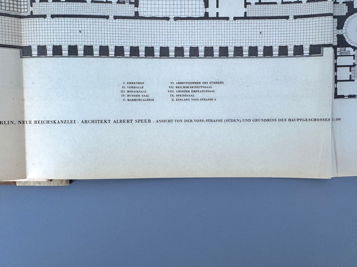Buch Die neue Reichskanzlei. Architekt Albert Speer