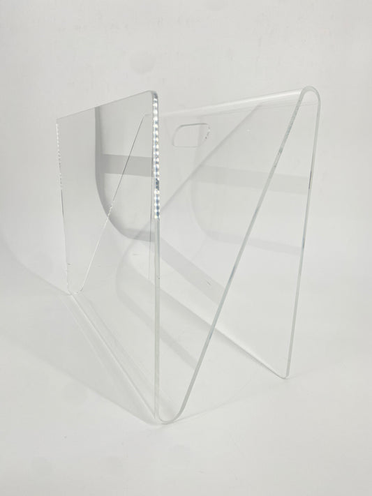 Zeitungsständer aus Plexiglas, 1970er Jahre