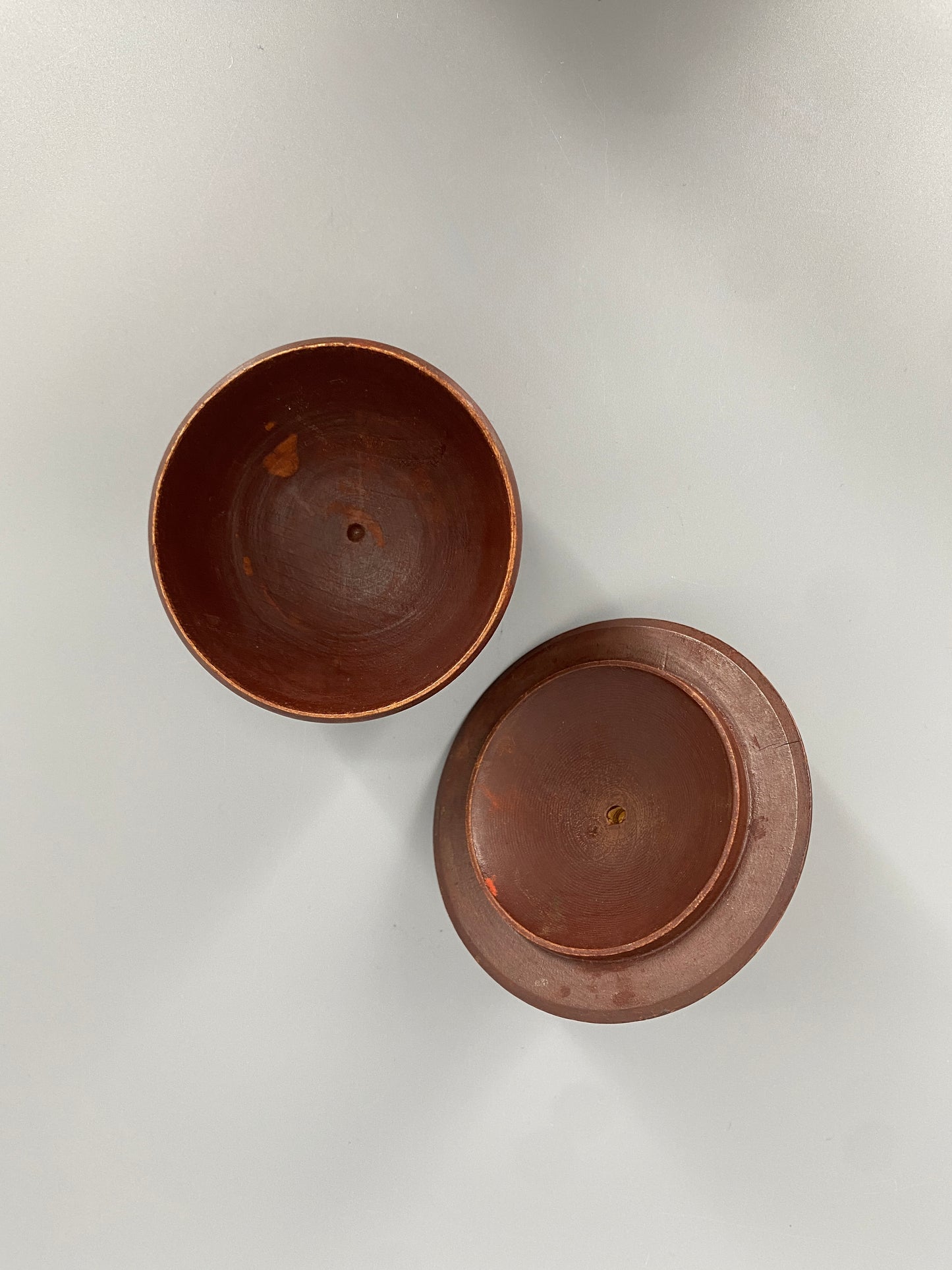 Konvolut aus handbemalten Holzdöschen, 19-20. Jh.