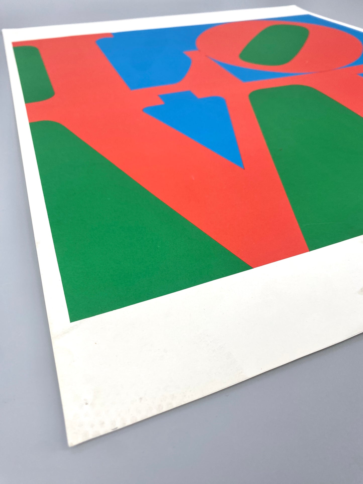 Robert Indiana - Love. Grün, Rot, Blau. Hochwertige Reproduktion