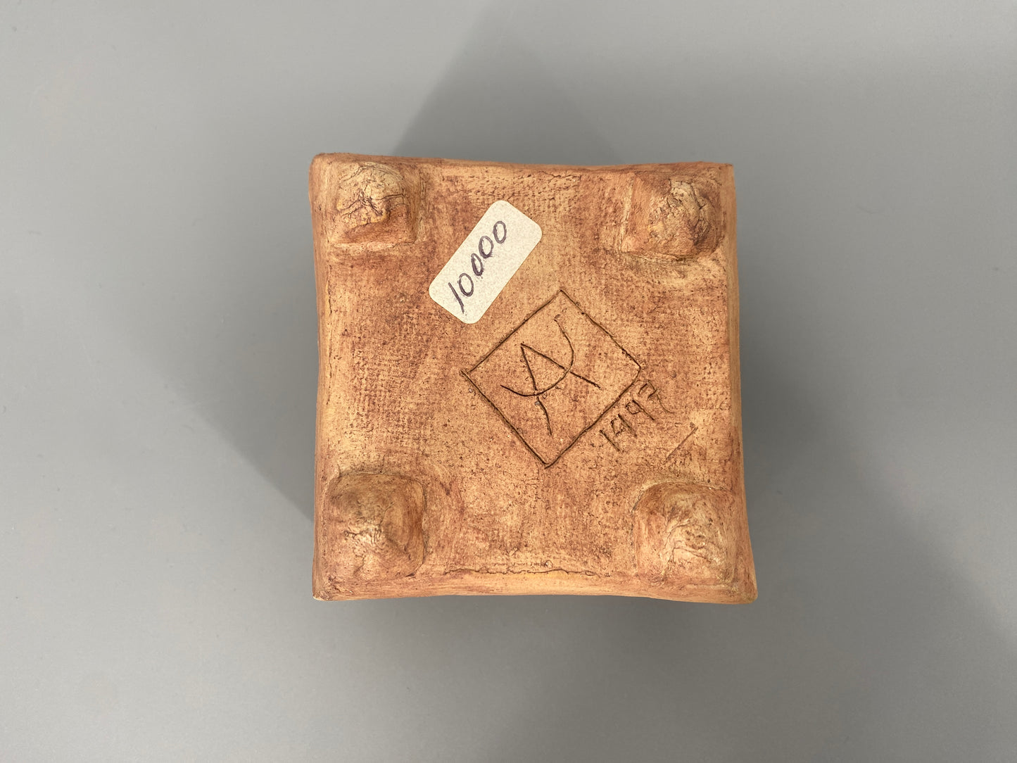 Handgefertigte Tondose, 1997