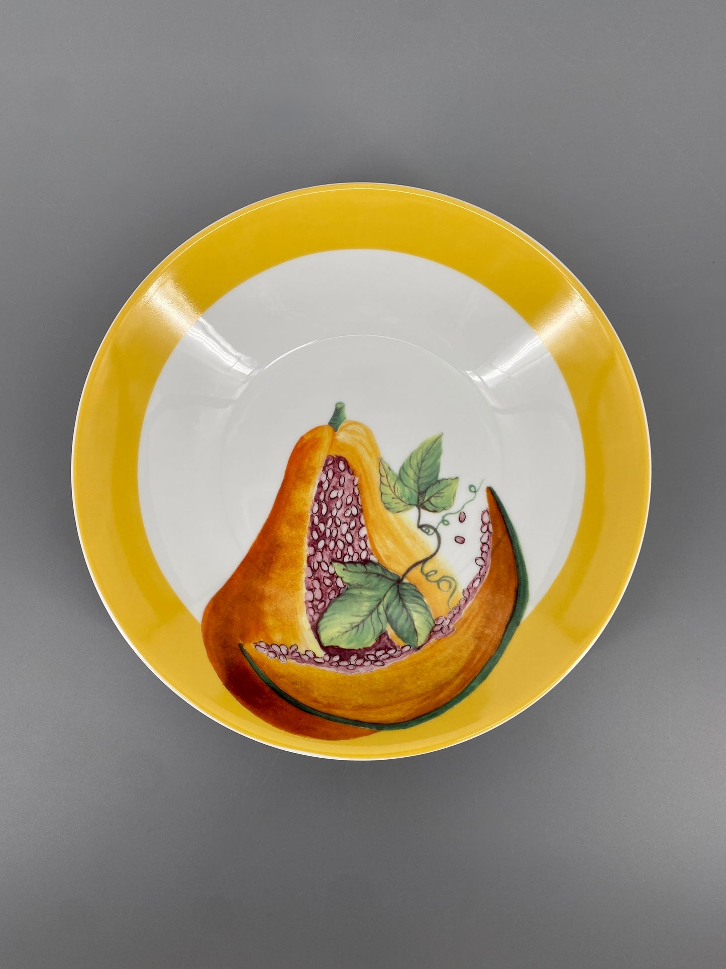 Philippe Deshoulieres Porzellan-Set "Fruits Exotiques", Frankreich