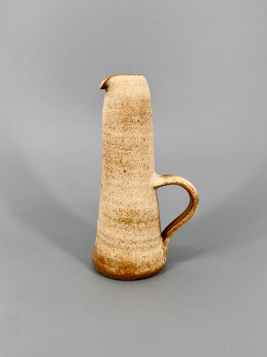 handgefertigte Steinzeug-Vase, spätes 20. Jh.