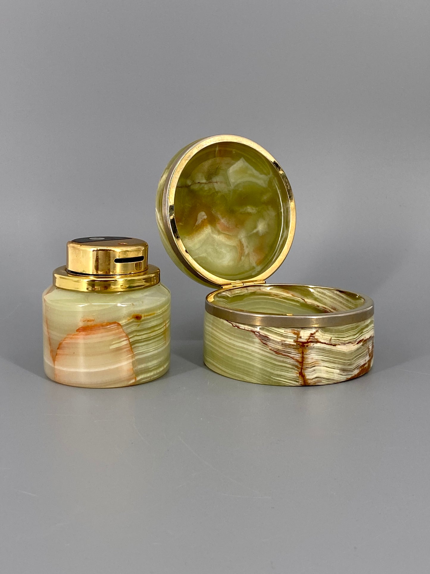 Raucherset von Erhard, Feuerzeug und Dose