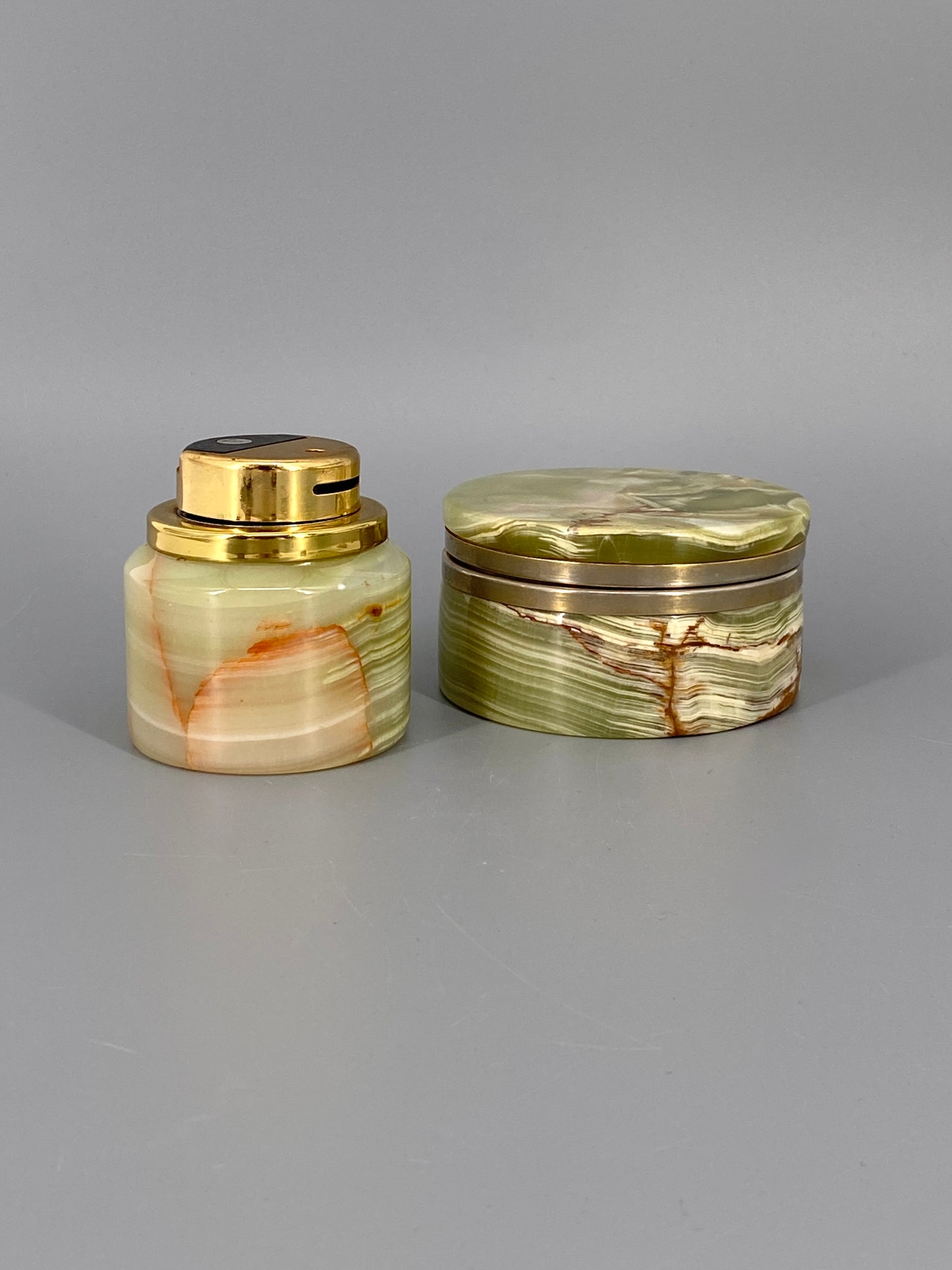 Raucherset von Erhard, Feuerzeug und Dose