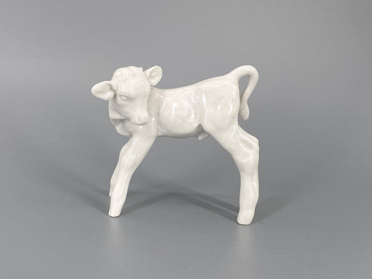 Porzellanfigur "Kalb" von Meissen, Entwurf von Willi Münch-Khe 1934