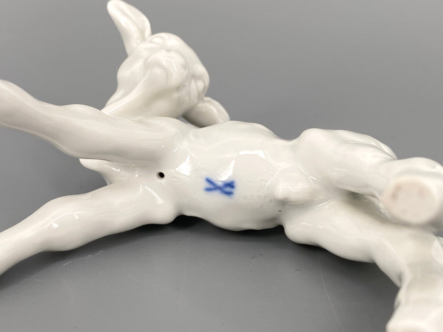 Porzellanfigur "Kalb" von Meissen, Entwurf von Willi Münch-Khe 1934