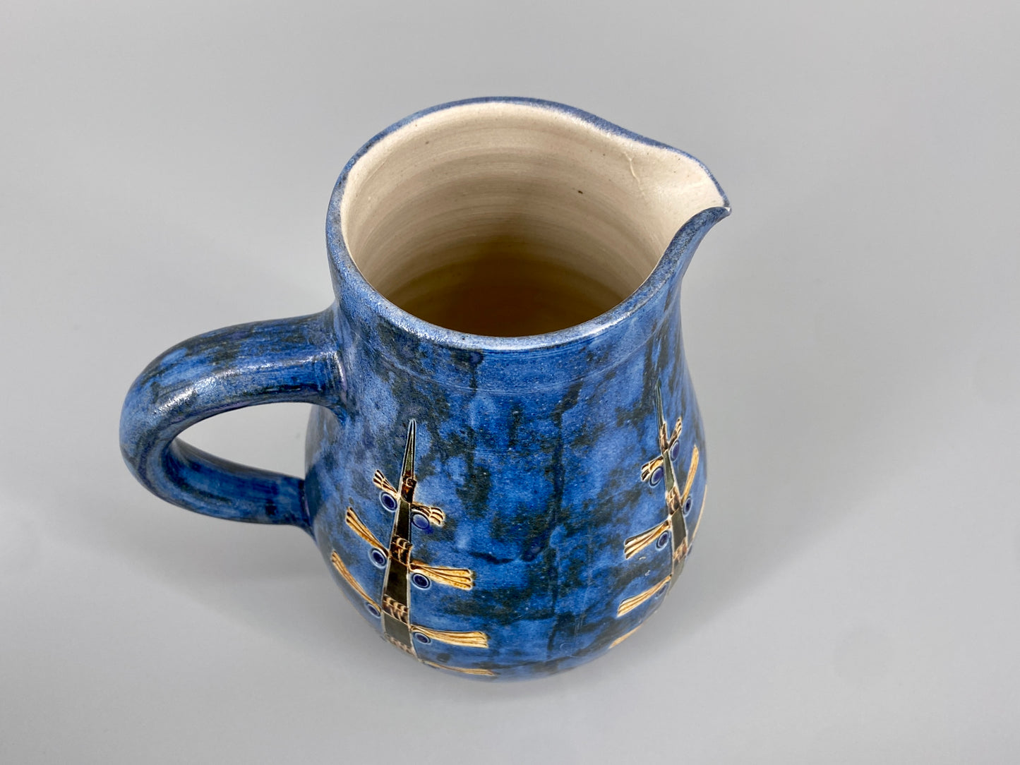 Set aus Studiokeramik: Dose, Krug, Schale, Deutschland, 1960/70er