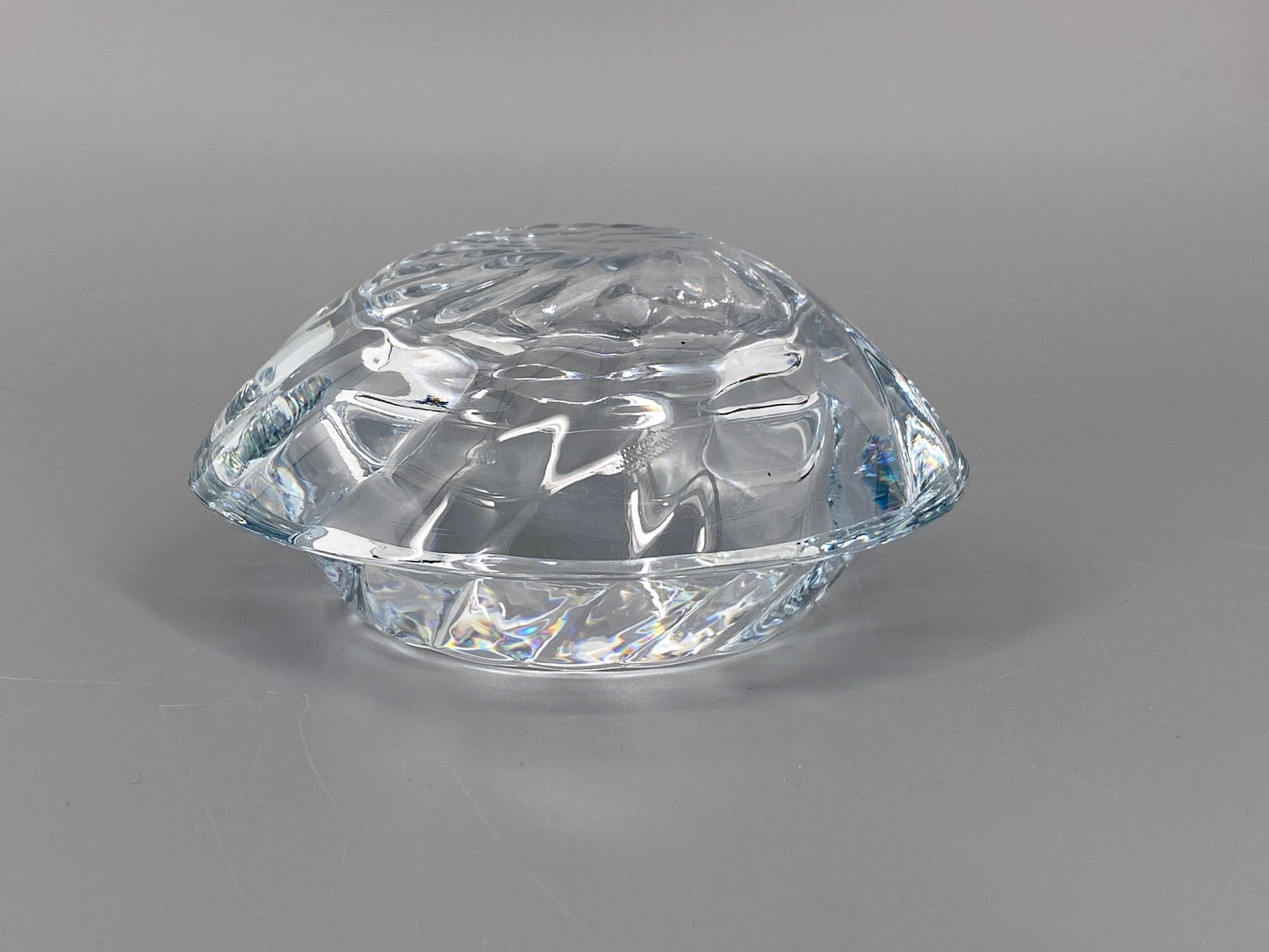 Mid Century Kerzenhalter aus Glas von Holmegaard Royal Copenhagen, Dänemark, 1960er