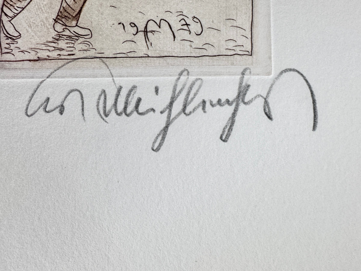 Kurt Mühlenhaupt - Heimstraße und Passionskirche, Edition Griffelkunst