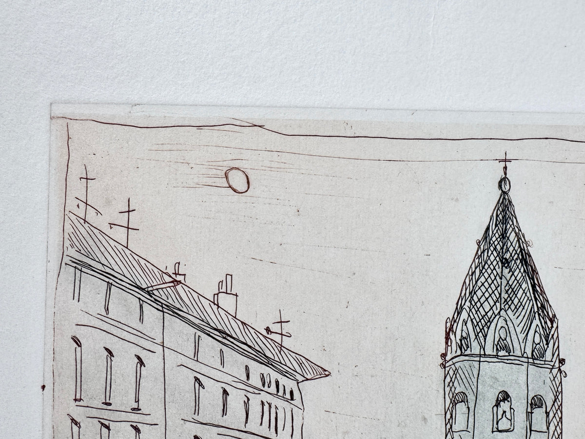 Kurt Mühlenhaupt - Heimstraße und Passionskirche, Edition Griffelkunst