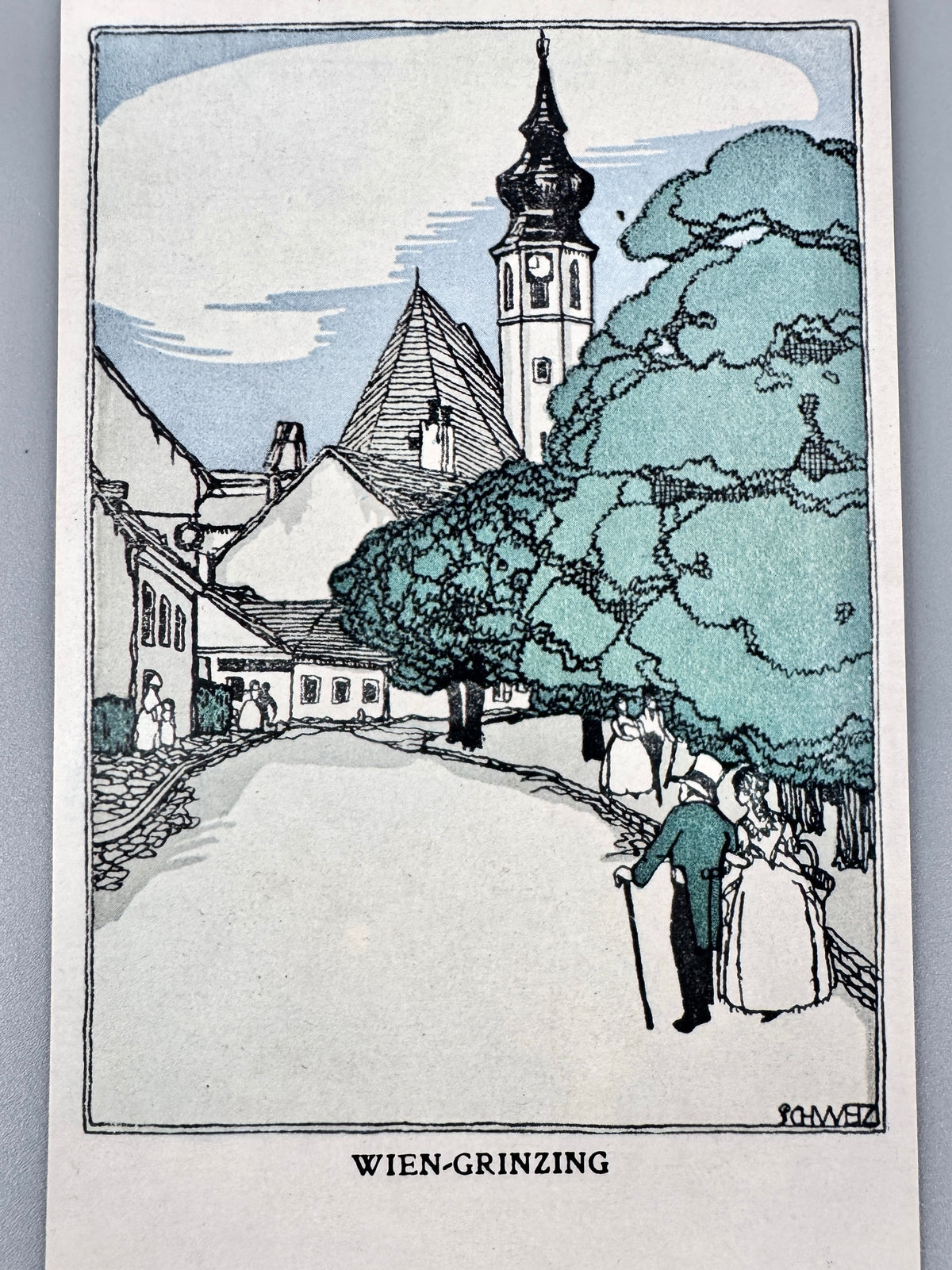 Wien-Grinzing. Edition Brandstätter, der Wiener Werkstätten