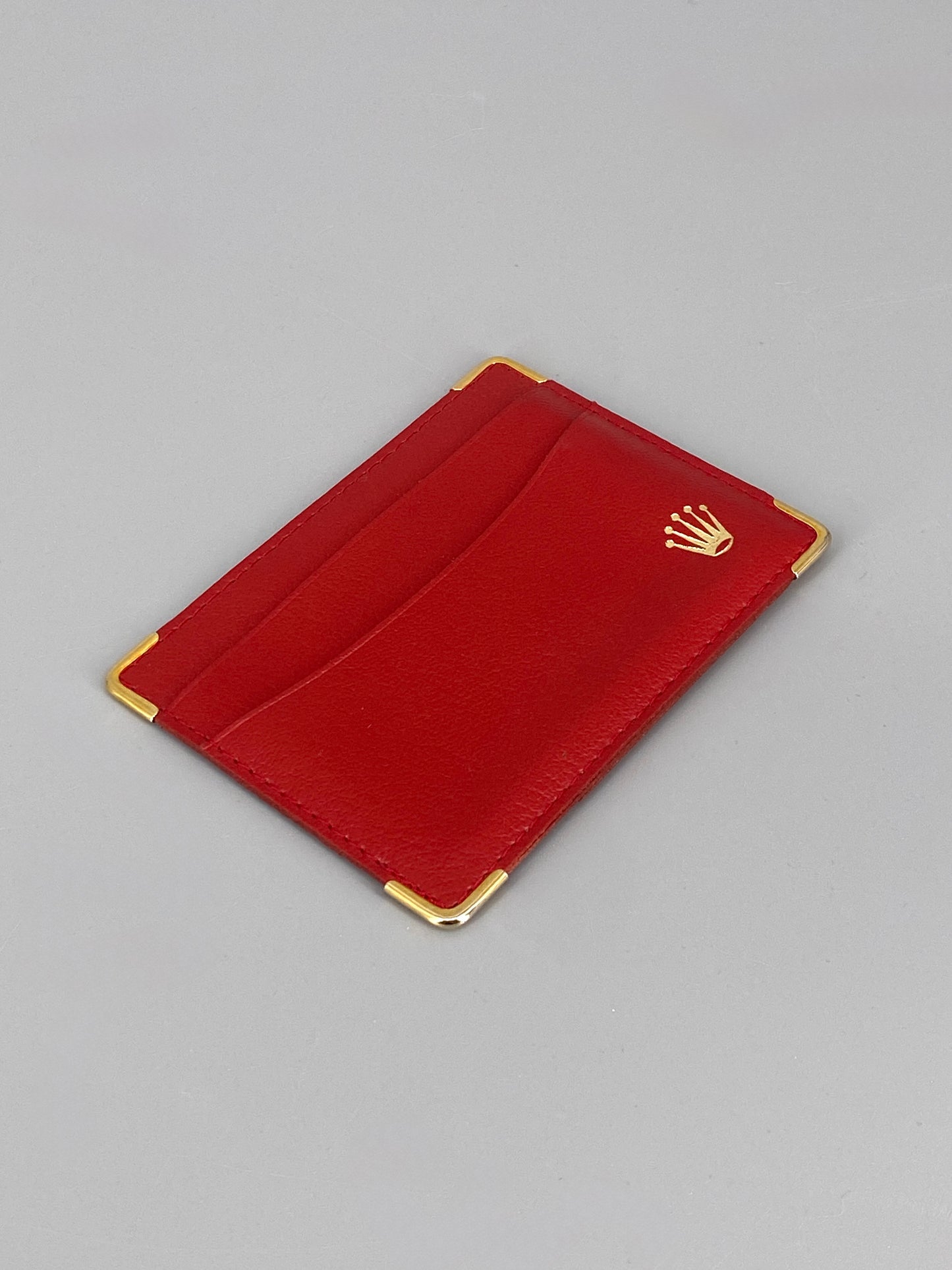 Kartenetui 0101.60.34 in Rot von Rolex, Schweiz, 80er