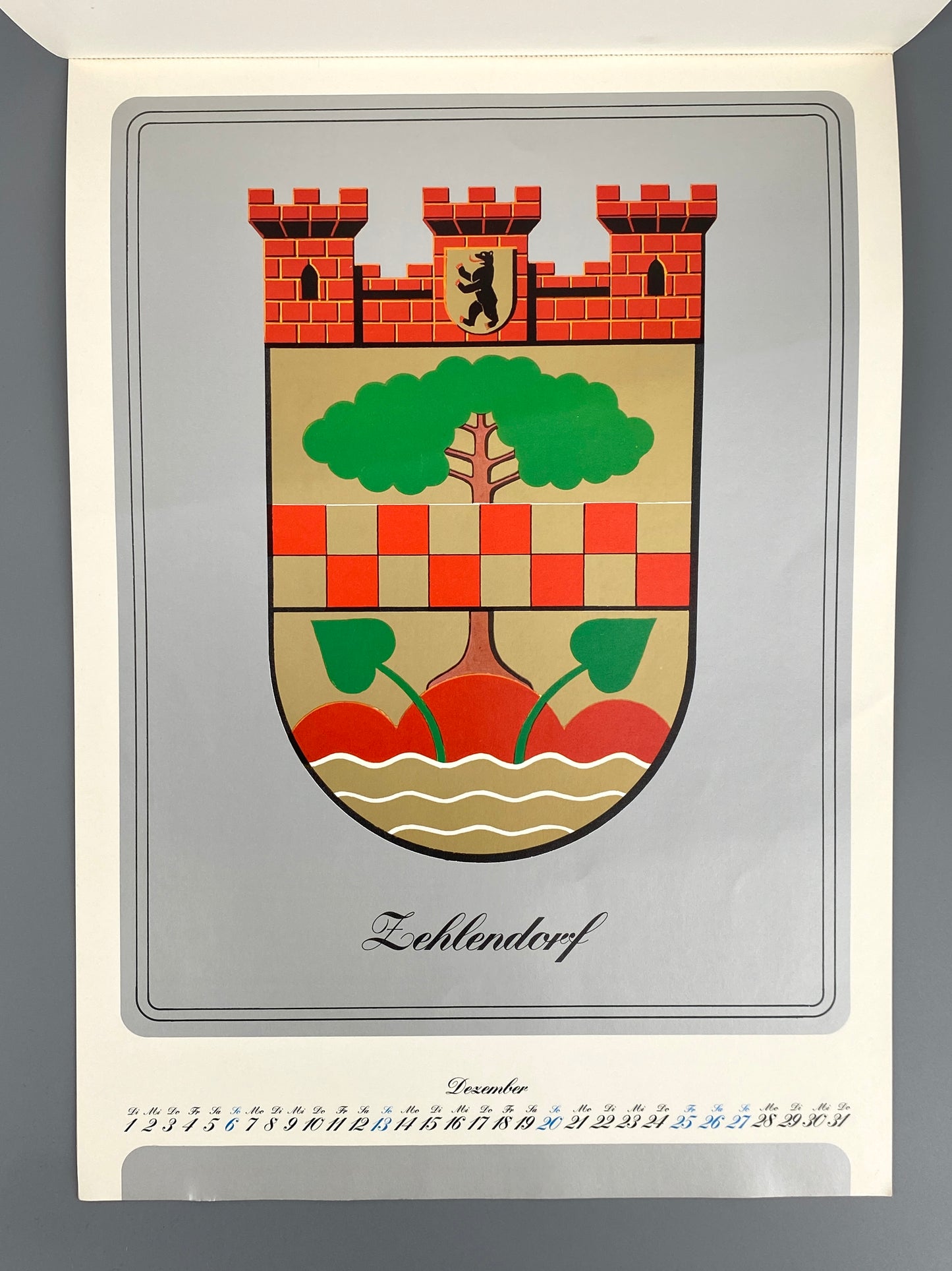 Berliner Wappen, Offsetdrucke mit metallisch glänzendem Gold- oder Silberdruck, 11 Stk.