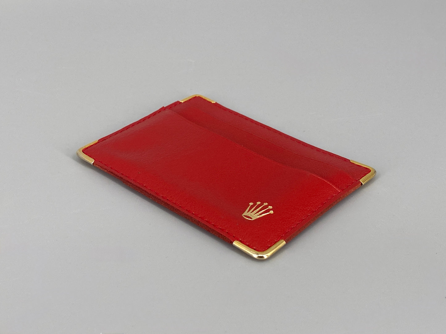 Kartenetui 0101.60.34 in Rot von Rolex, Schweiz, 80er