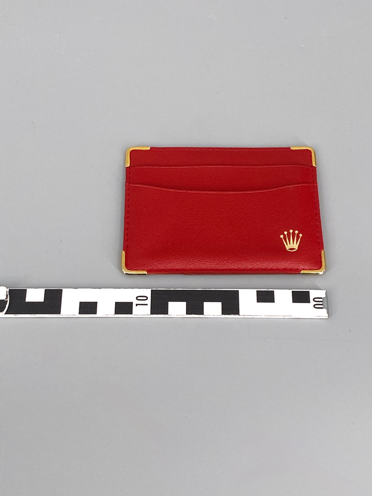 Kartenetui 0101.60.34 in Rot von Rolex, Schweiz, 80er