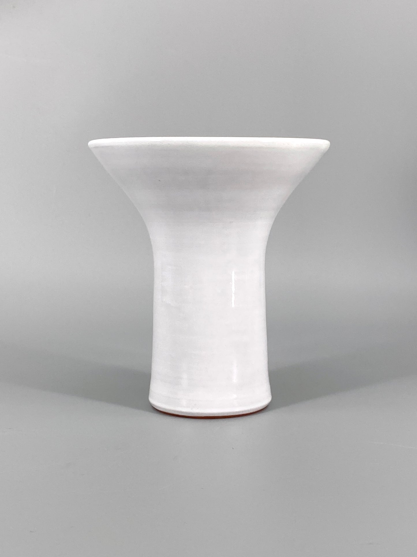 weiße Keramik Vase Form 366B von Hedwig Bollhagen