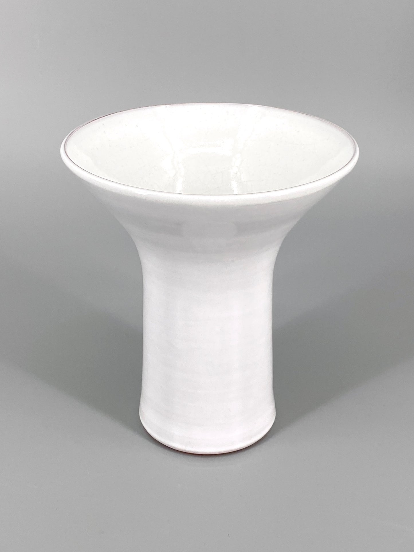 weiße Keramik Vase Form 366B von Hedwig Bollhagen