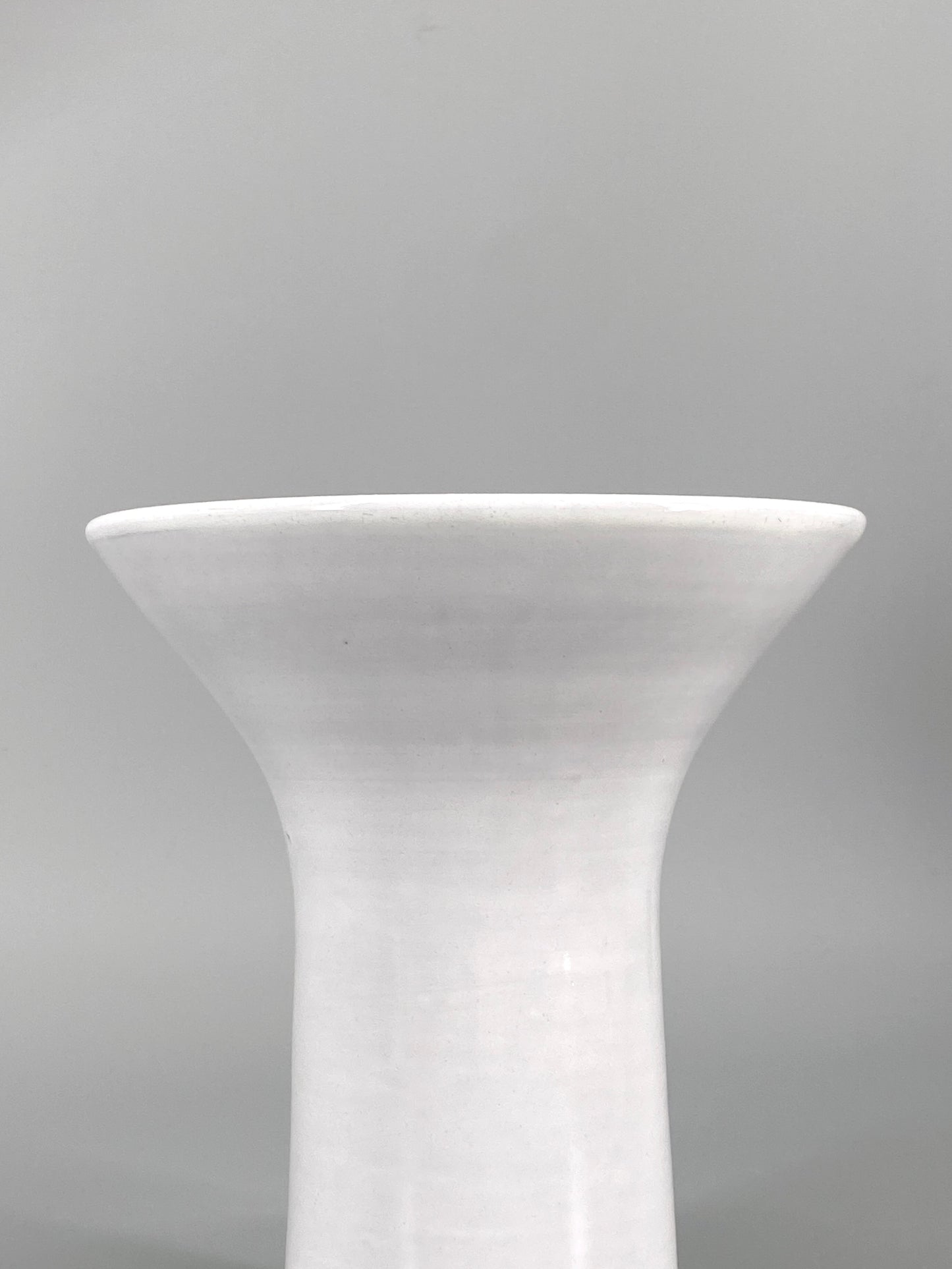 weiße Keramik Vase Form 366B von Hedwig Bollhagen