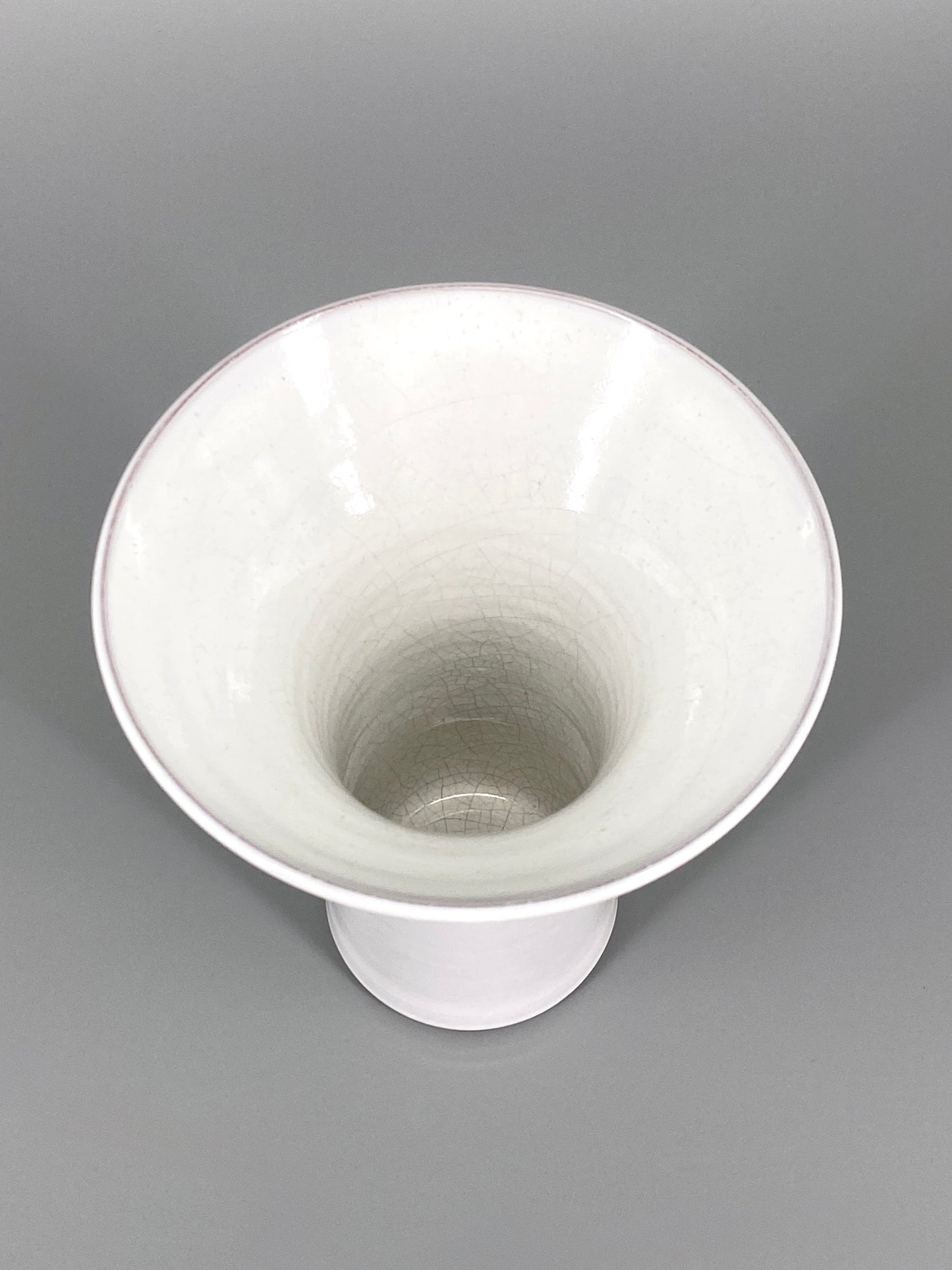 weiße Keramik Vase Form 366B von Hedwig Bollhagen