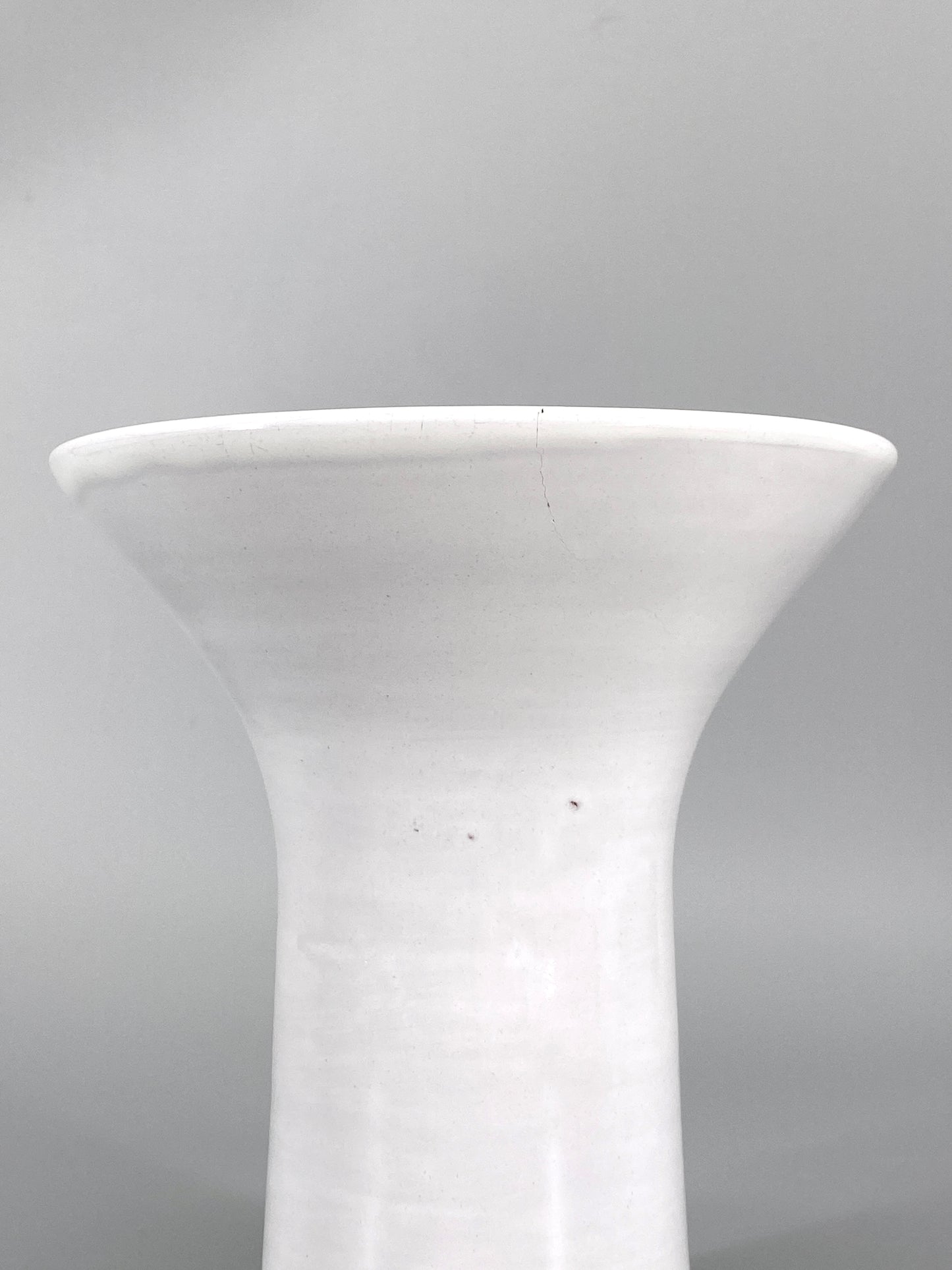 weiße Keramik Vase Form 366B von Hedwig Bollhagen