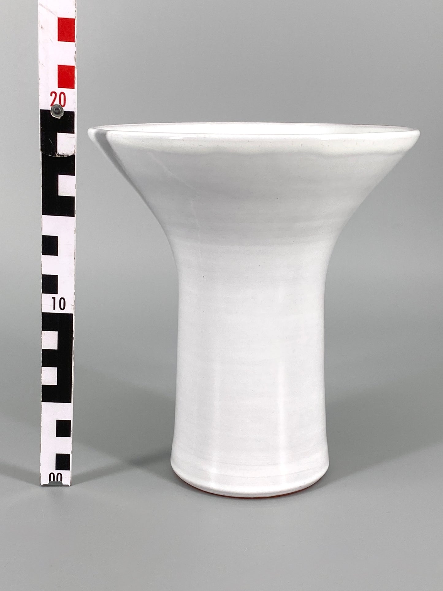 weiße Keramik Vase Form 366B von Hedwig Bollhagen
