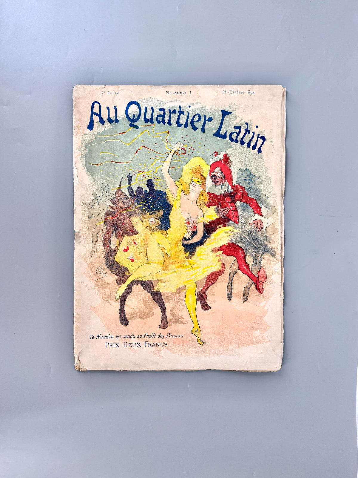 Au Quartier Latin. Magazin von 1884, Mit Cover-Litographie