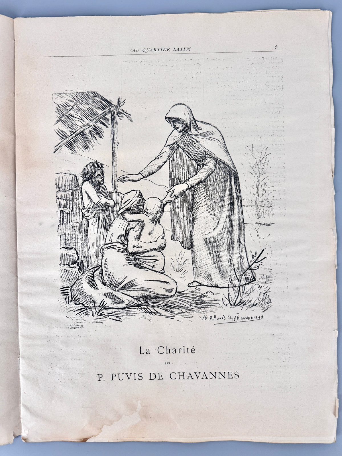Au Quartier Latin. Magazin von 1884, Mit Cover-Litographie