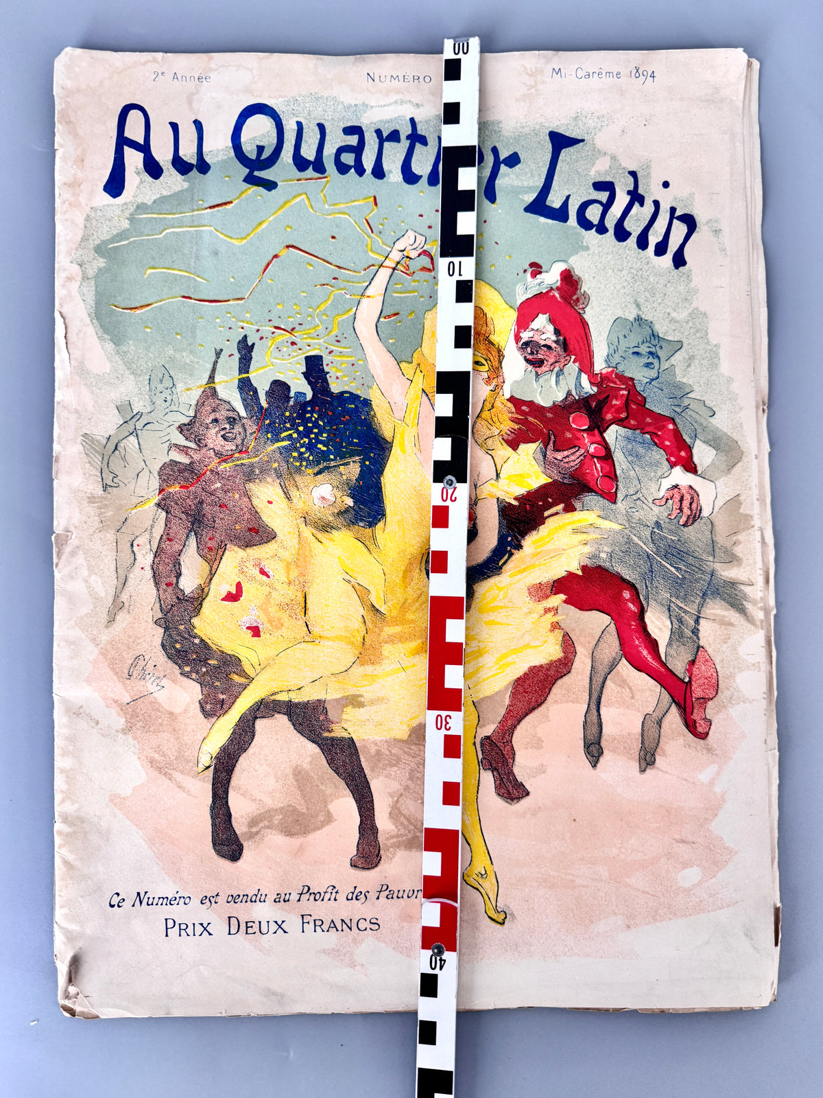 Au Quartier Latin. Magazin von 1884, Mit Cover-Litographie
