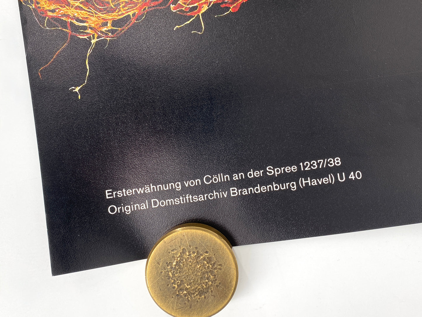Plakat "750 Jahre Berlin", die erste urkundliche Erwähnung von Berlin, 1987