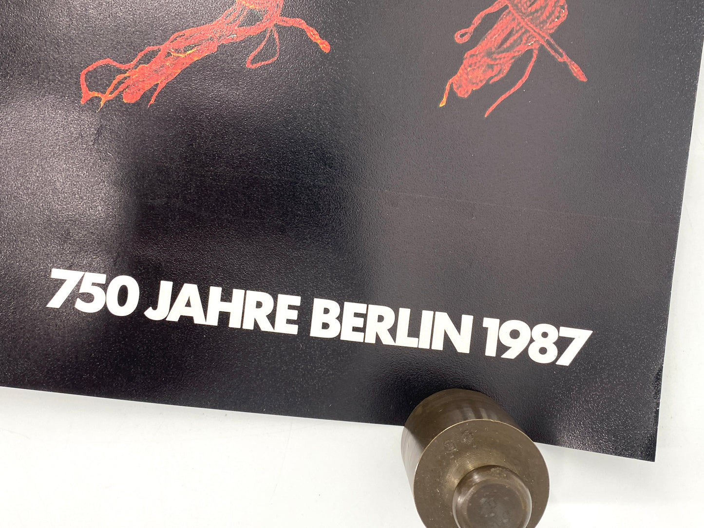 Plakat "750 Jahre Berlin", die erste urkundliche Erwähnung von Berlin, 1987