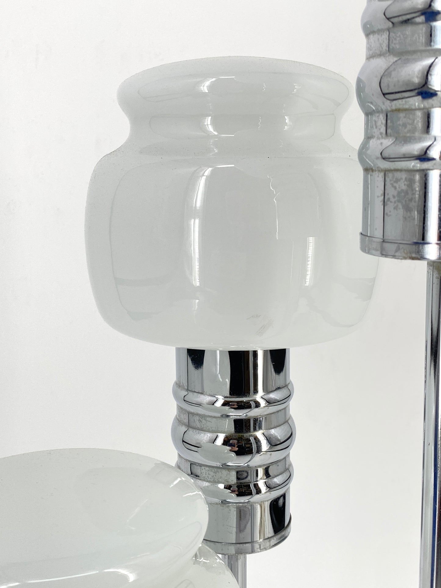 3-flammige Tischlampe von Josef Sölken, 70er Space Age