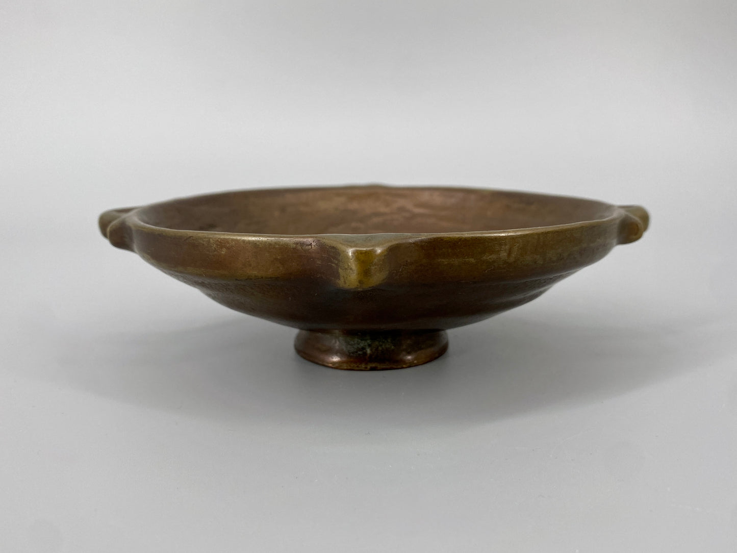 Brutalistische Bonzeschale oder Aschenbecher, 1960er