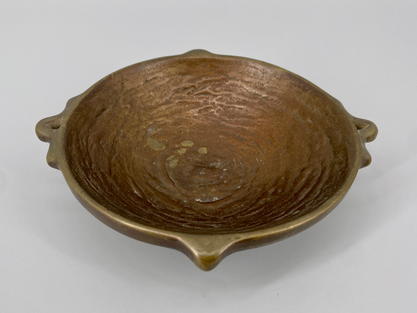 Brutalistische Bonzeschale oder Aschenbecher, 1960er