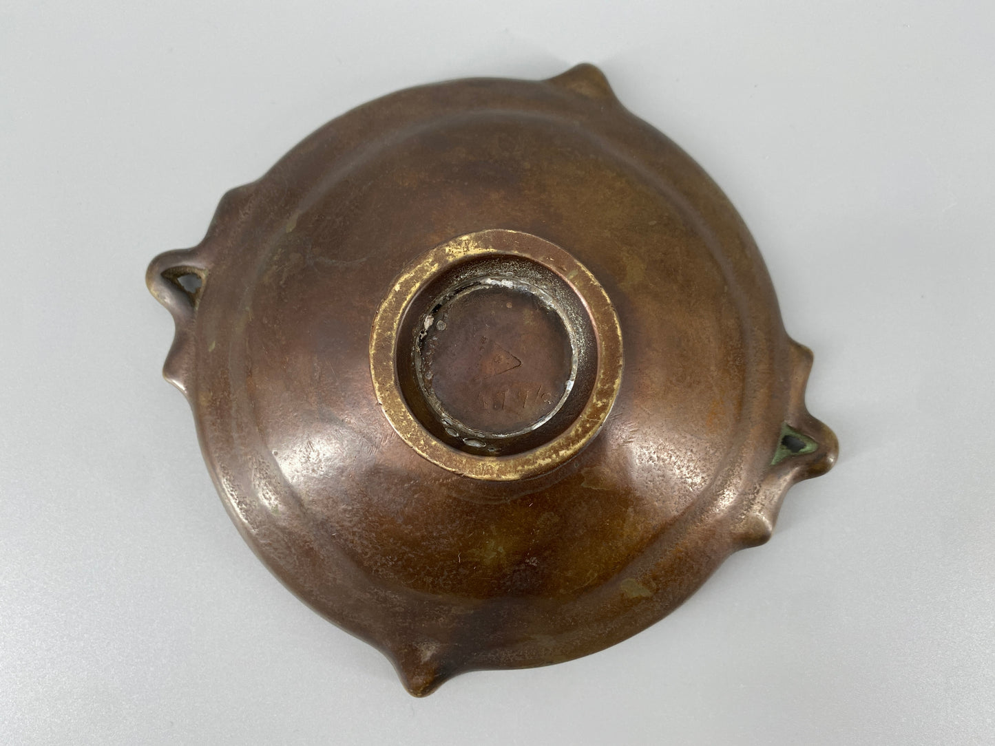 Brutalistische Bonzeschale oder Aschenbecher, 1960er