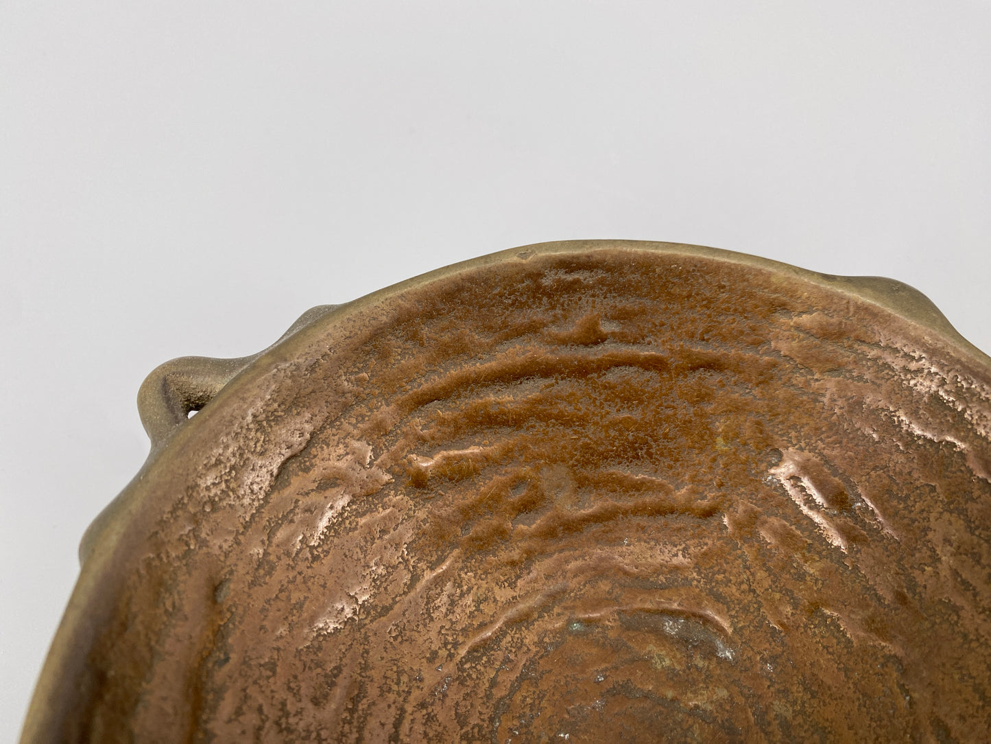 Brutalistische Bonzeschale oder Aschenbecher, 1960er