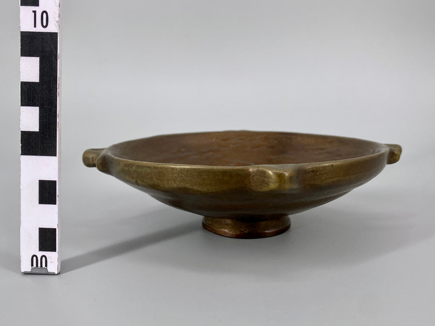 Brutalistische Bonzeschale oder Aschenbecher, 1960er