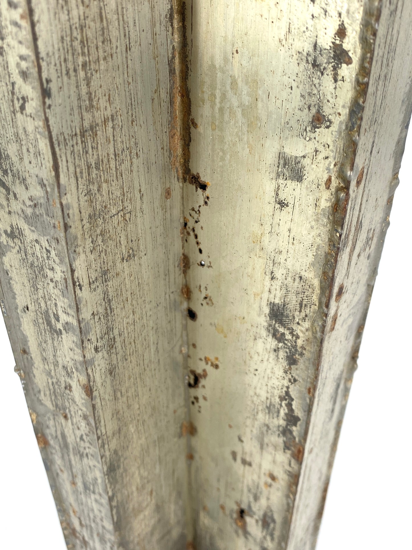 Brutalistische Skulptur aus Stahlblech eines unbekannten Künstlers