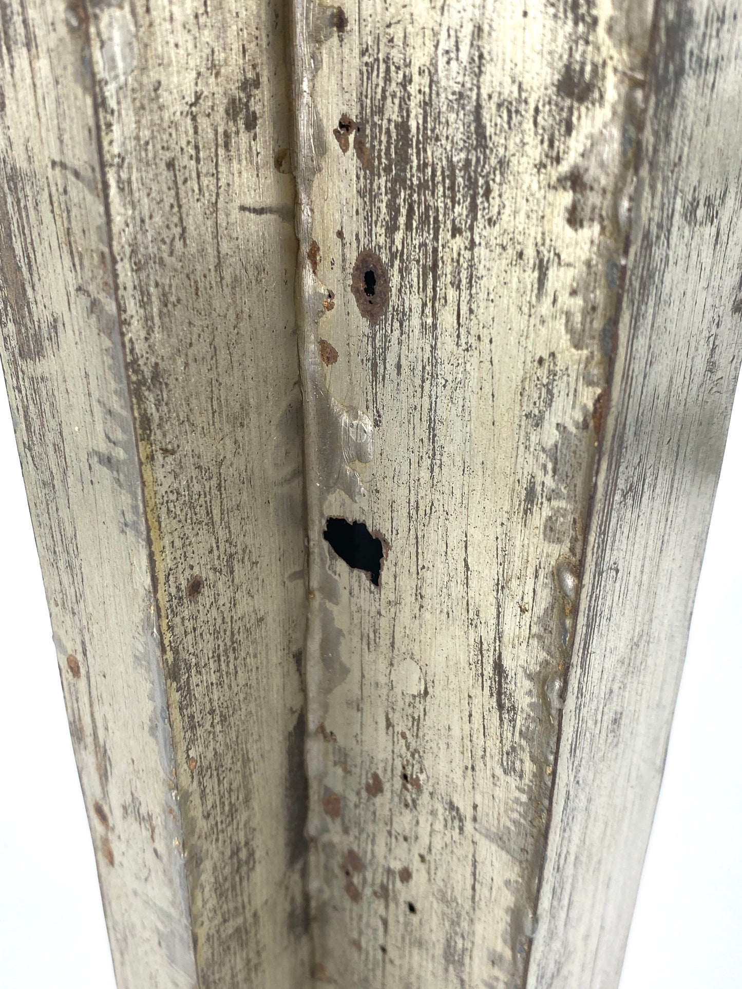 Brutalistische Skulptur aus Stahlblech eines unbekannten Künstlers